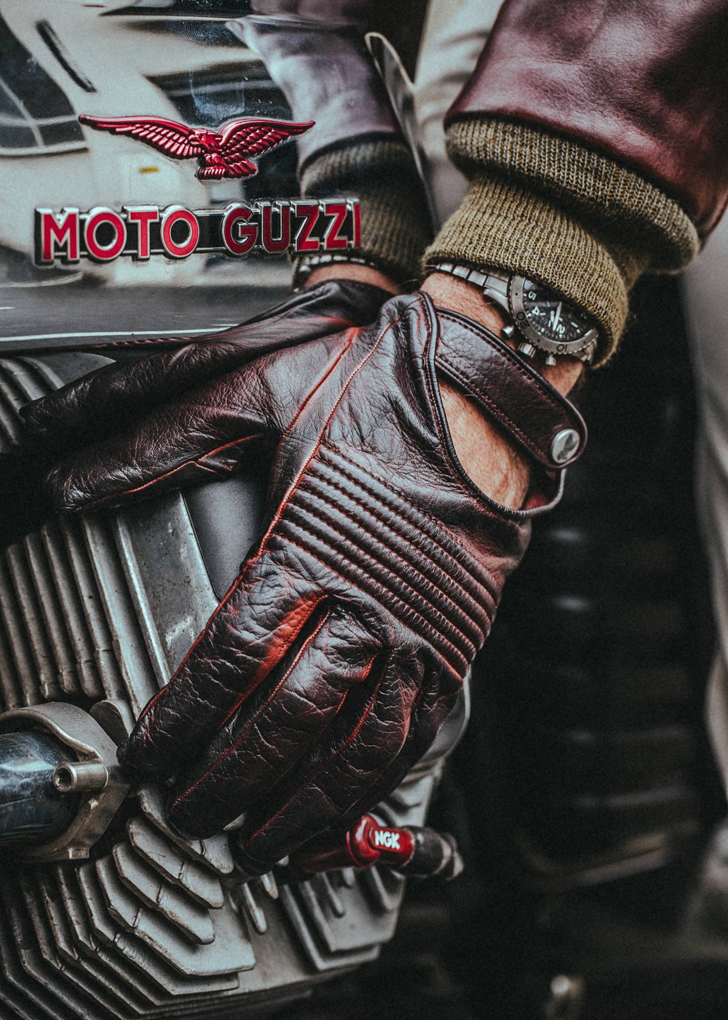 Christophe Fenwick gant moto